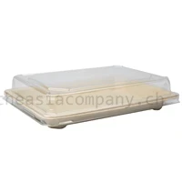 TAC Bagasse Sushi-Tray & Deckel 500 Stk / Krt