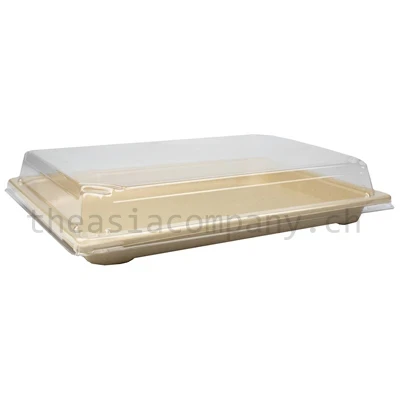 TAC Bagasse Sushi-Tray & Deckel 300 Stk / Krt_1